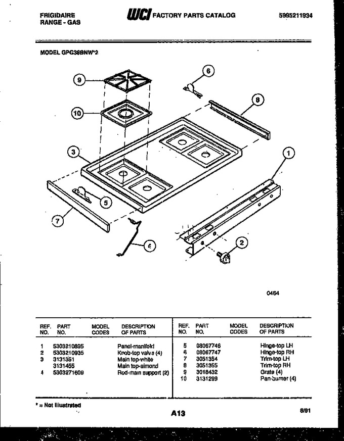 Diagram for GPG38BNW2