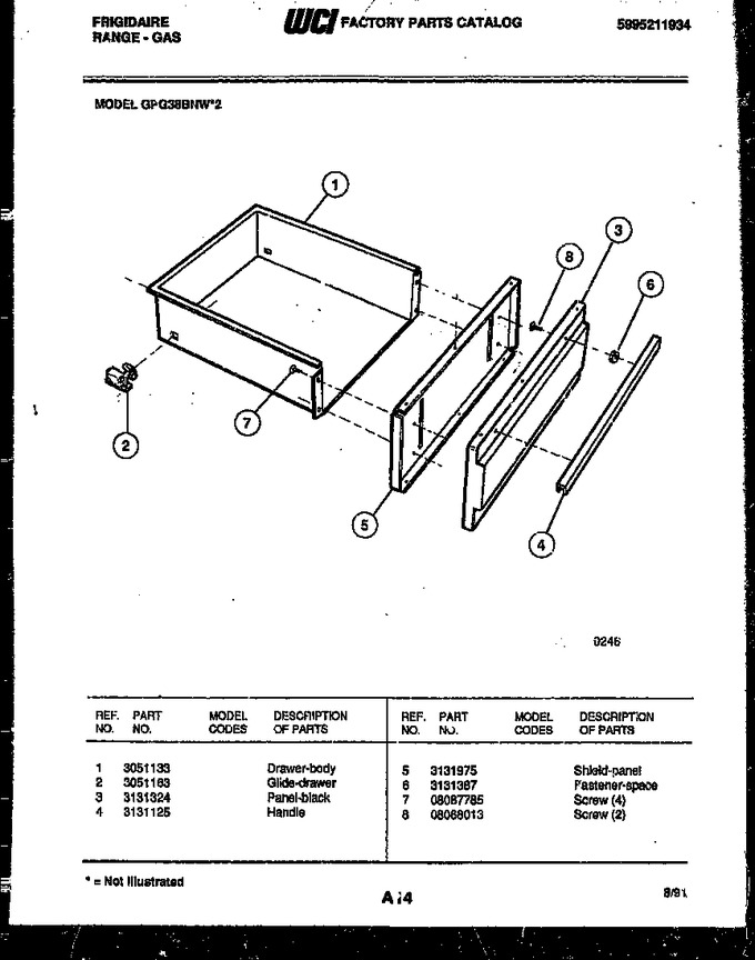 Diagram for GPG38BNW2