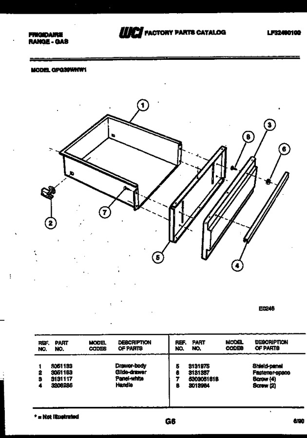 Diagram for GPG39WNW1