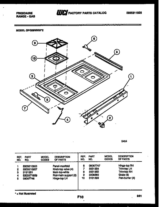 Diagram for GPG39WNW2