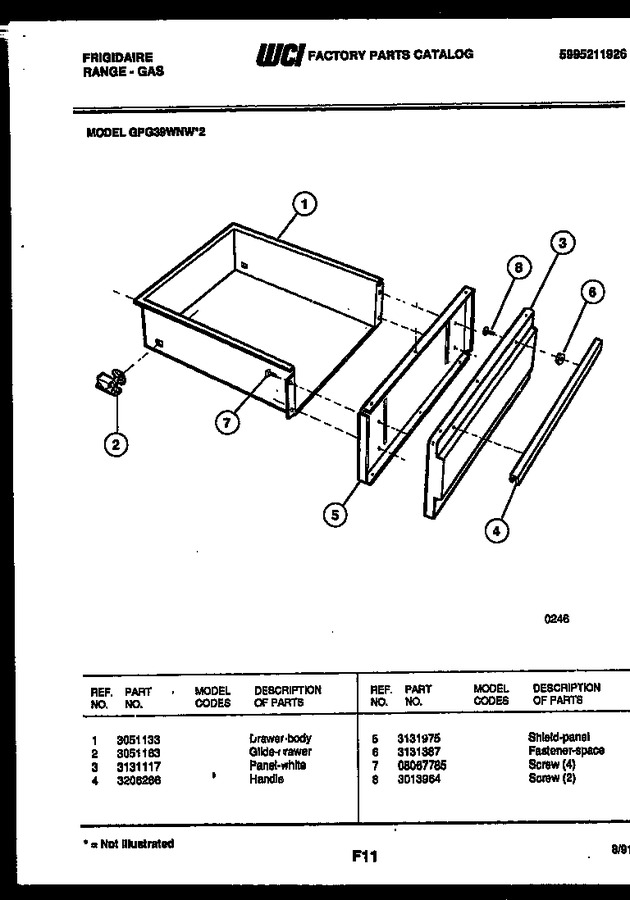 Diagram for GPG39WNW2