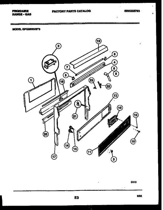 Diagram for GPG39WNW3