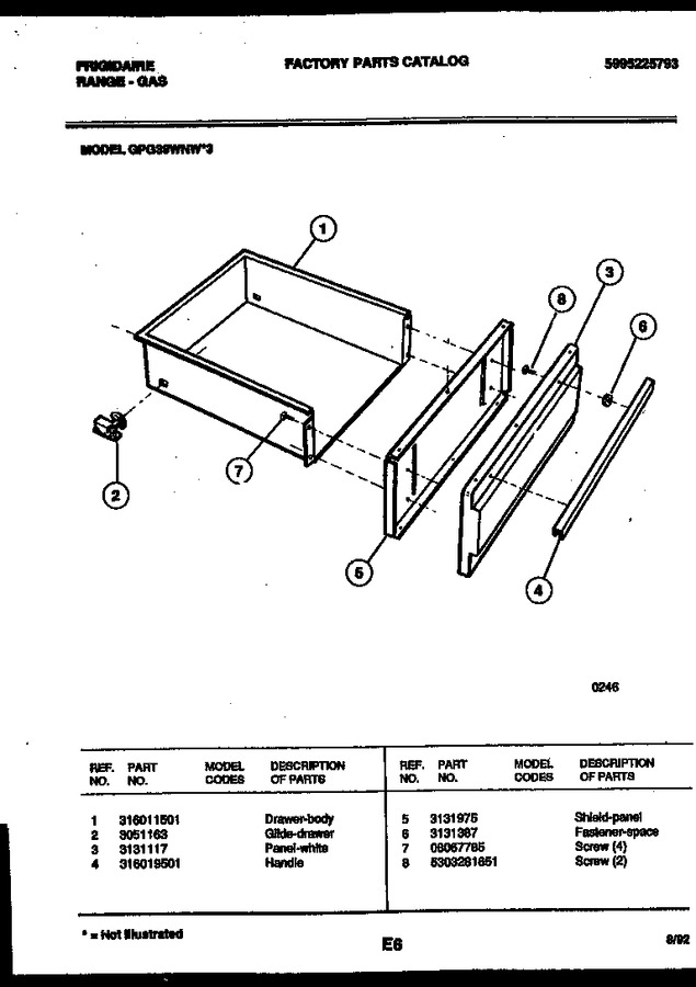 Diagram for GPG39WNW3