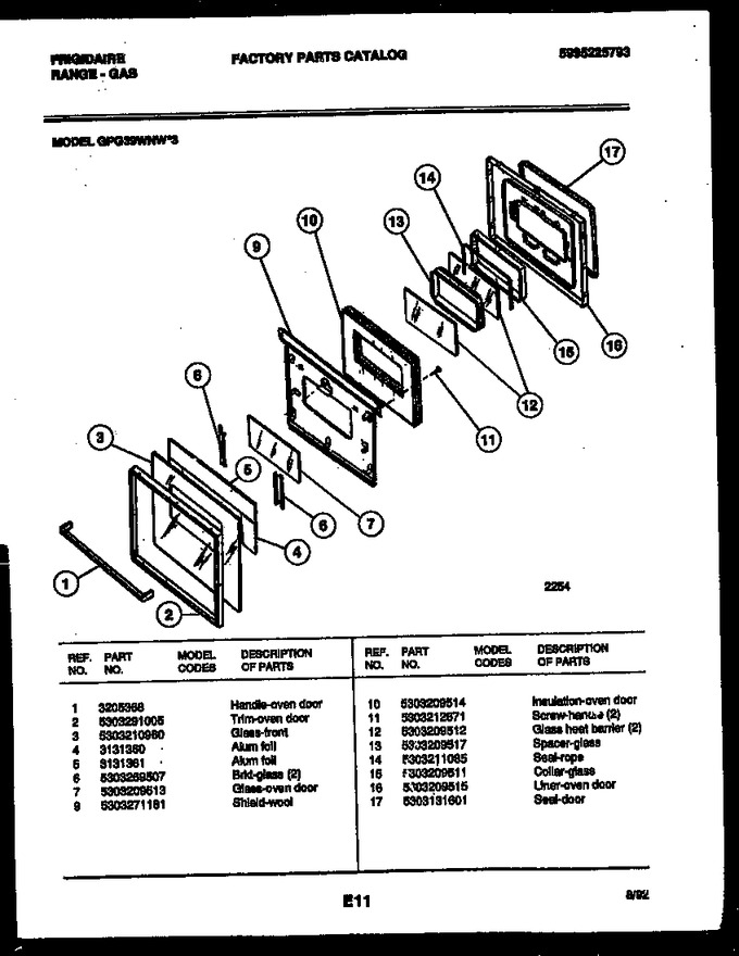 Diagram for GPG39WNW3