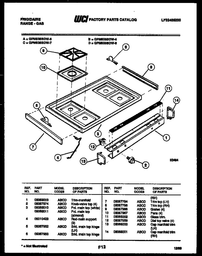 Diagram for GPM638BDW7