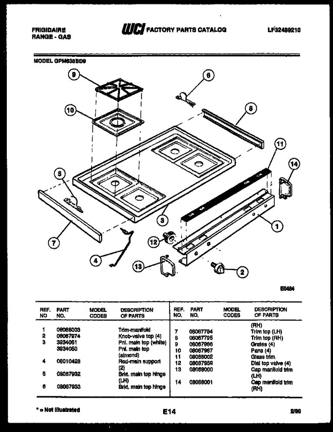 Diagram for GPM638BDL9