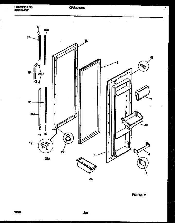 Diagram for GRS22WRAD0