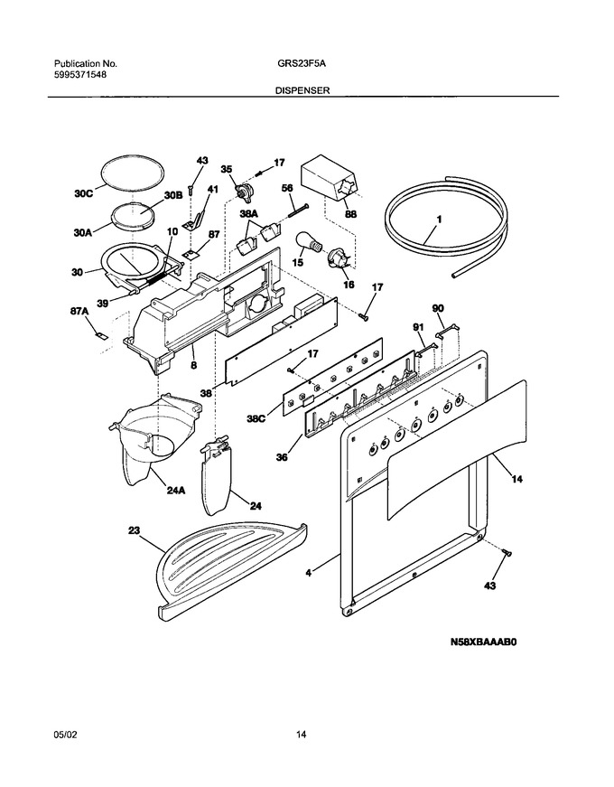 Diagram for GRS23F5AW3