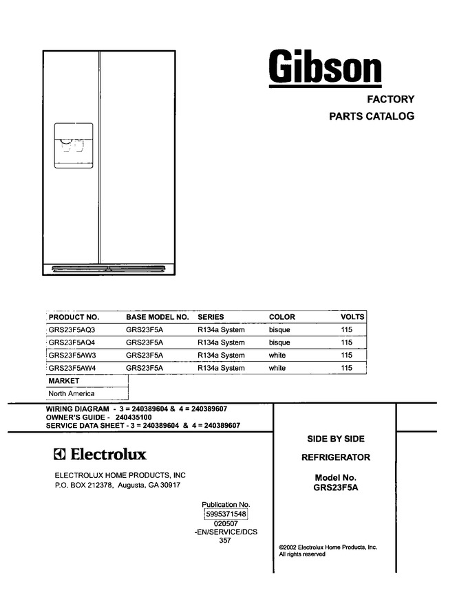 Diagram for GRS23F5AQ3
