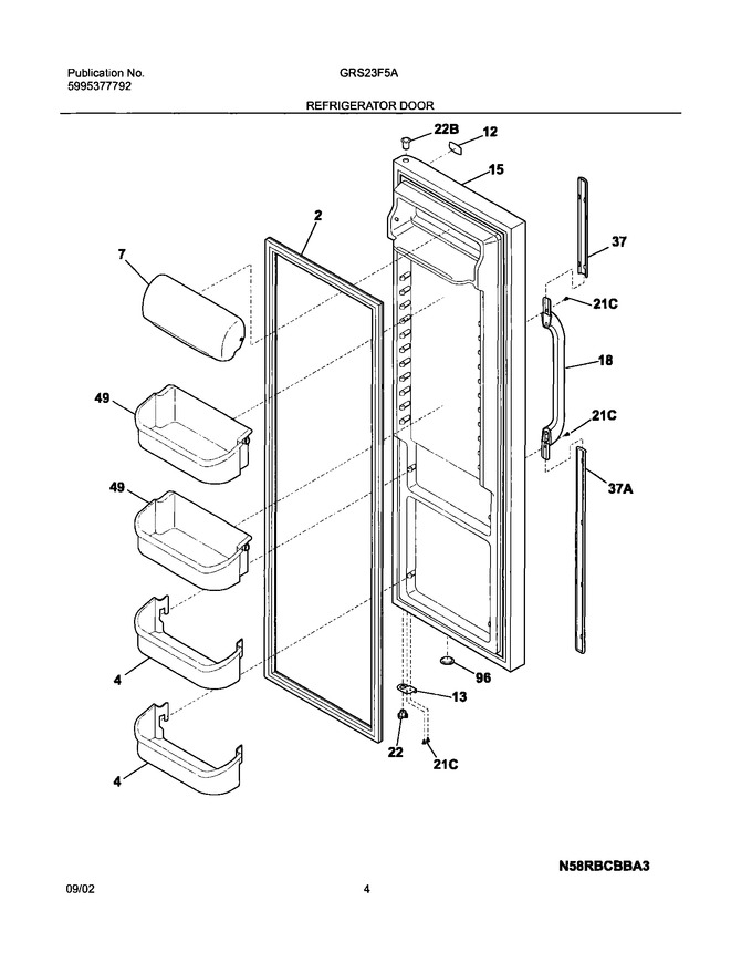 Diagram for GRS23F5AW5