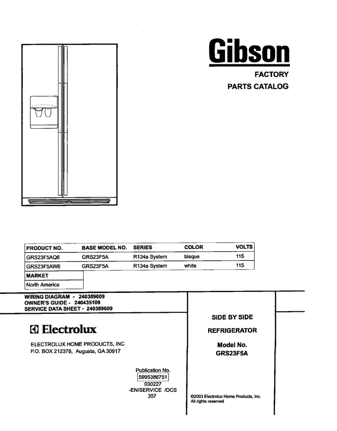 Diagram for GRS23F5AW6