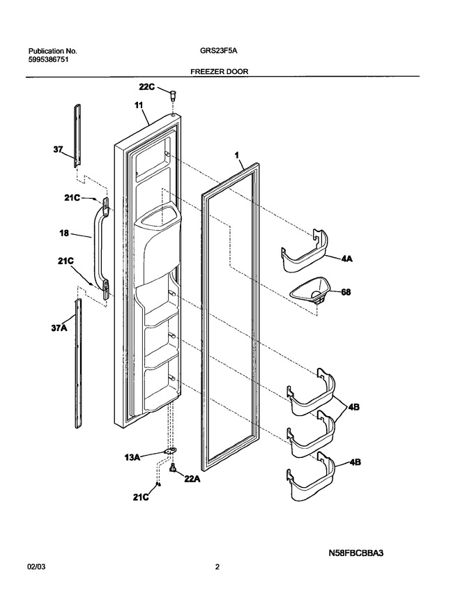 Diagram for GRS23F5AQ6