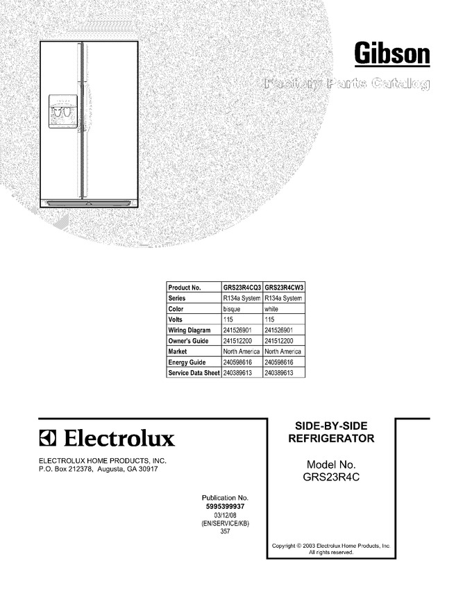 Diagram for GRS23R4CW3