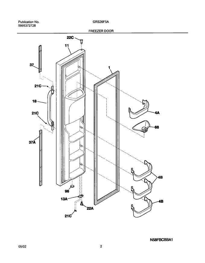 Diagram for GRS26F5AW4