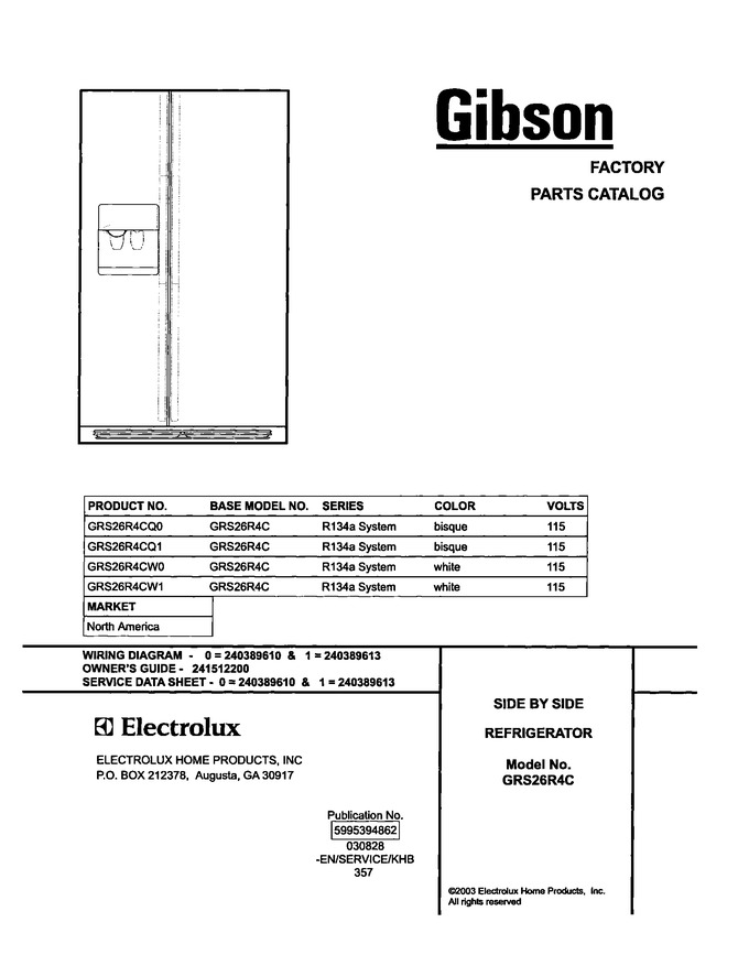 Diagram for GRS26R4CW0