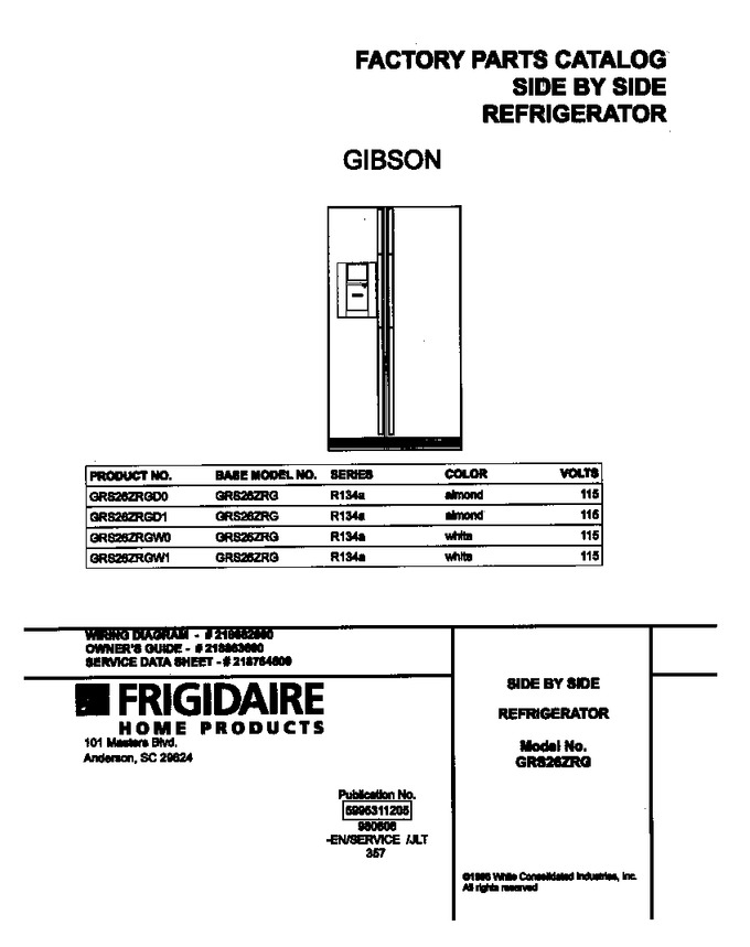 Diagram for GRS26ZRGW1