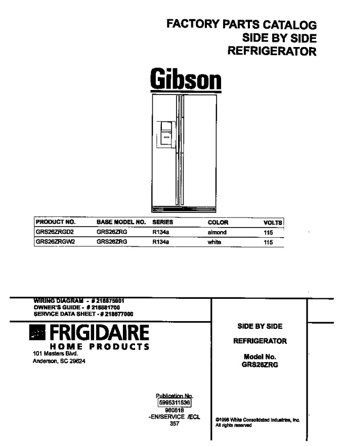 Diagram for GRS26ZRGW2