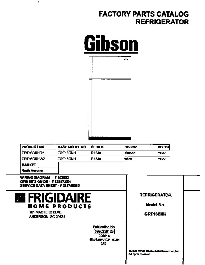 Diagram for GRT16CNHW2