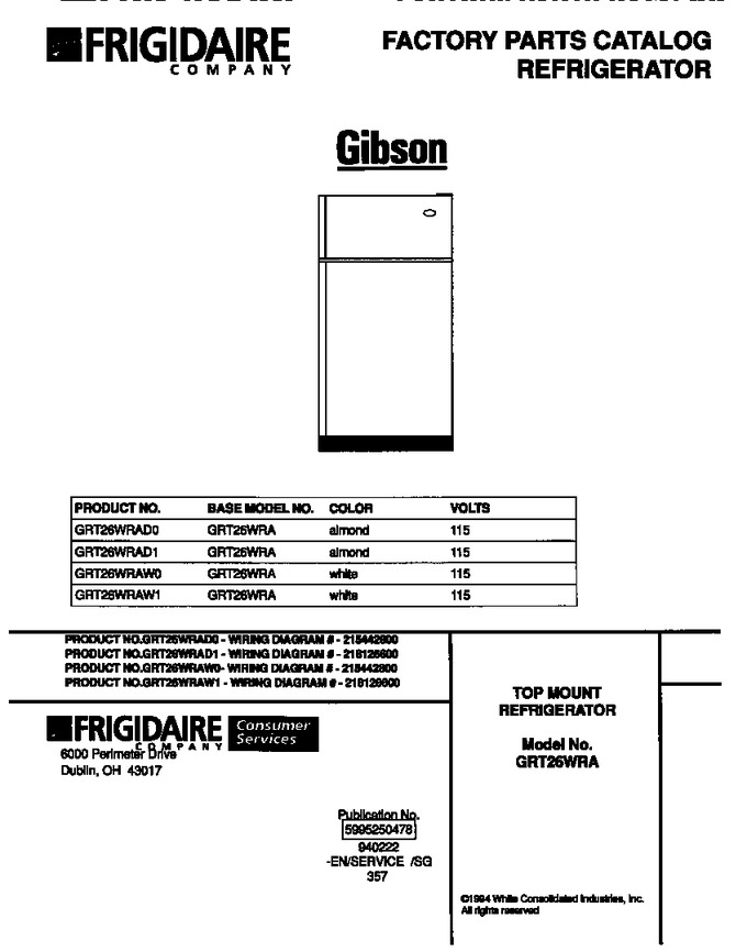 Diagram for GRT26WRAD0