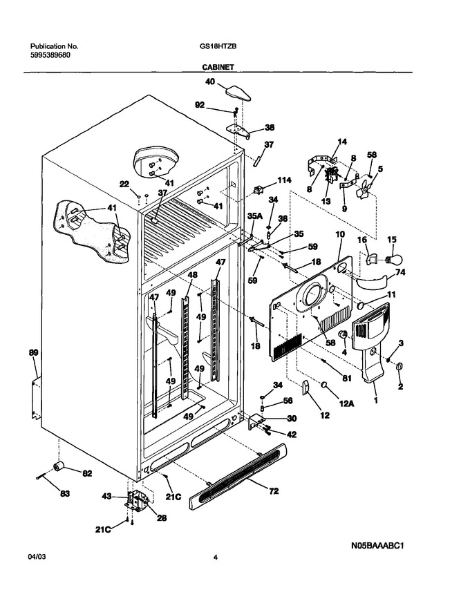 Diagram for GS18HTZBQ6