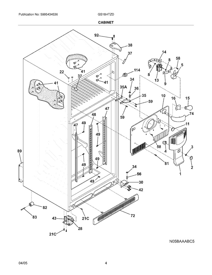 Diagram for GS18HTZDQ4