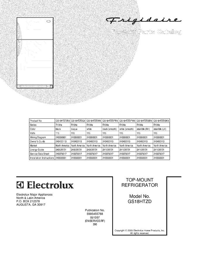Diagram for GS18HTZDW9