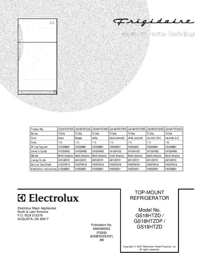 Diagram for GS18HTZDQB