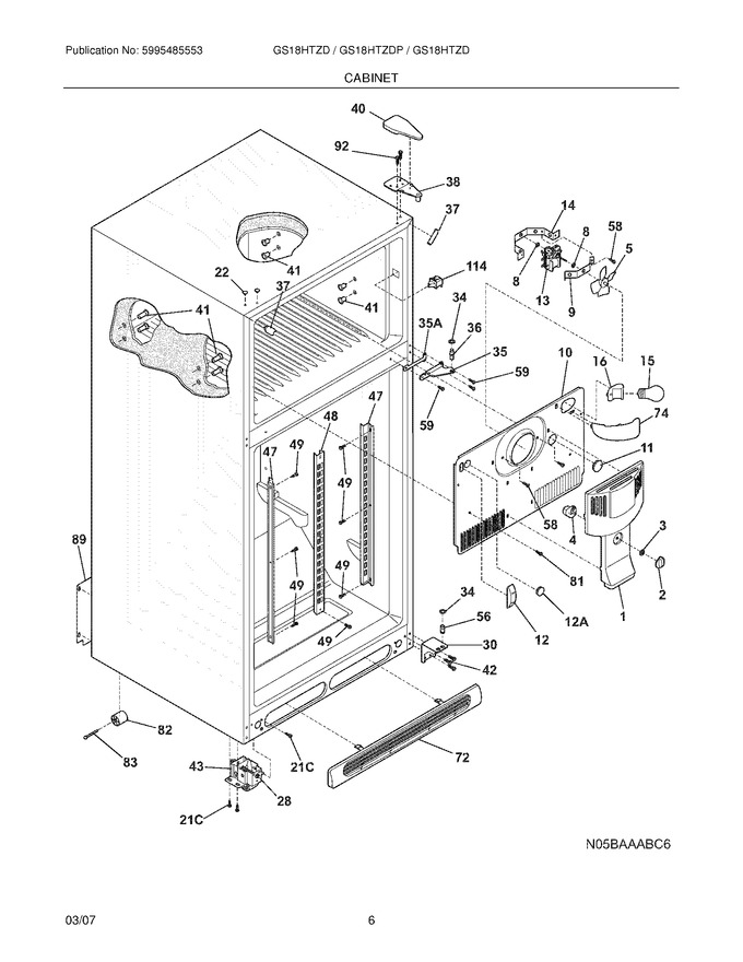Diagram for GS18HTZDQB