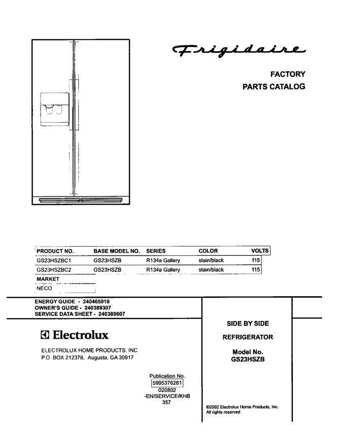Diagram for GS23HSZBC1
