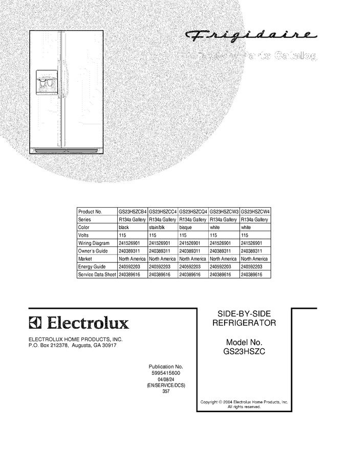 Diagram for GS23HSZCW4