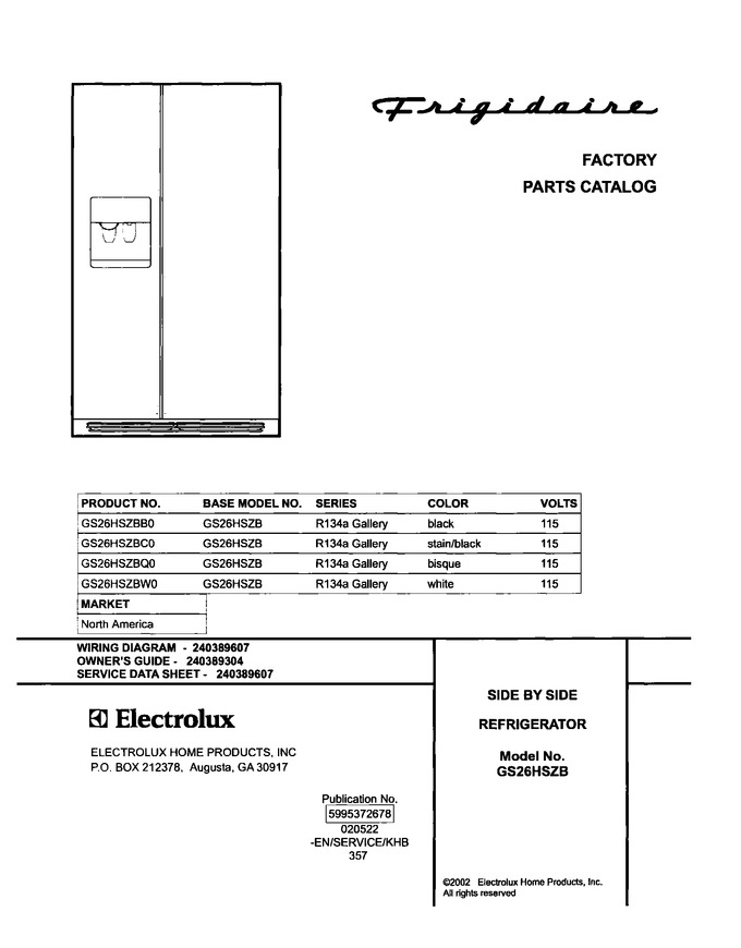 Diagram for GS26HSZBB0