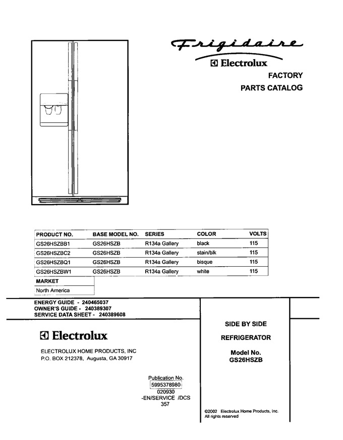 Diagram for GS26HSZBW1