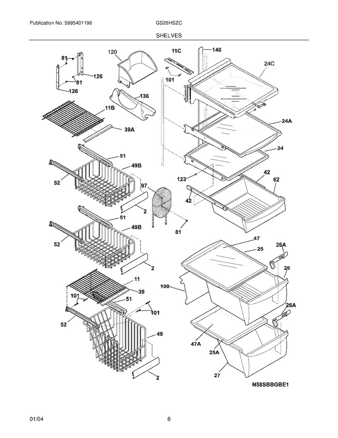 Diagram for GS26HSZCW3
