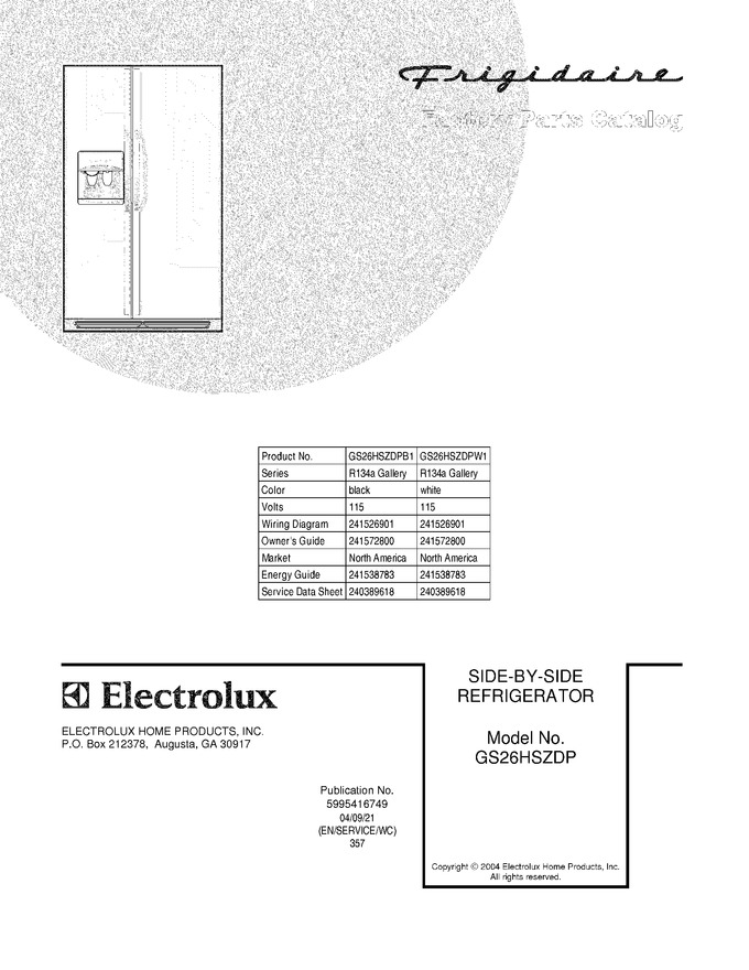 Diagram for GS26HSZDPB1