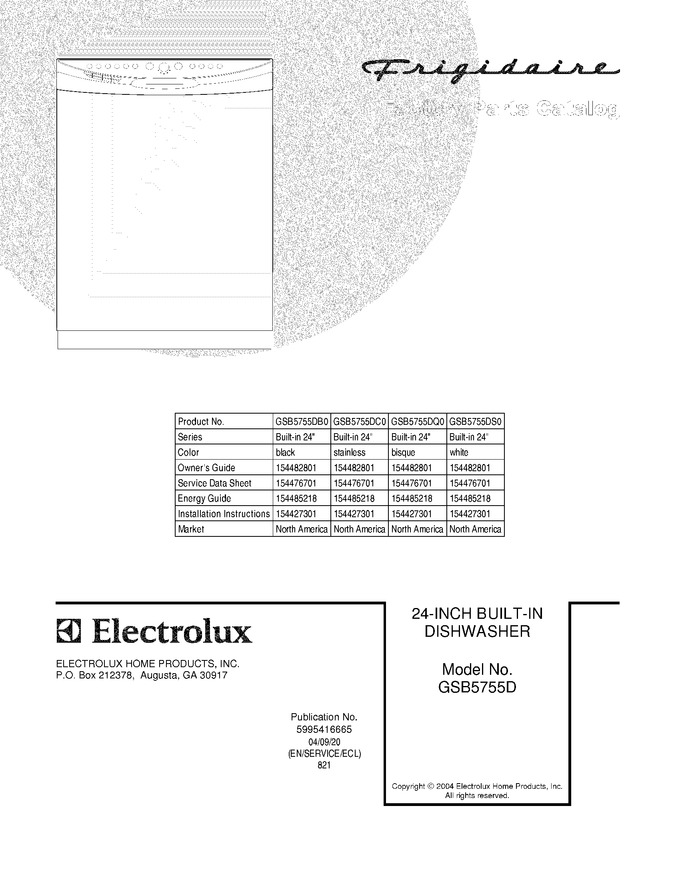 Diagram for GSB5755DB0