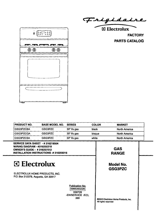 Diagram for GSG3PZCSA