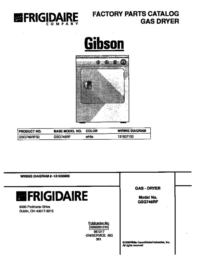 Diagram for GSG746RFS0