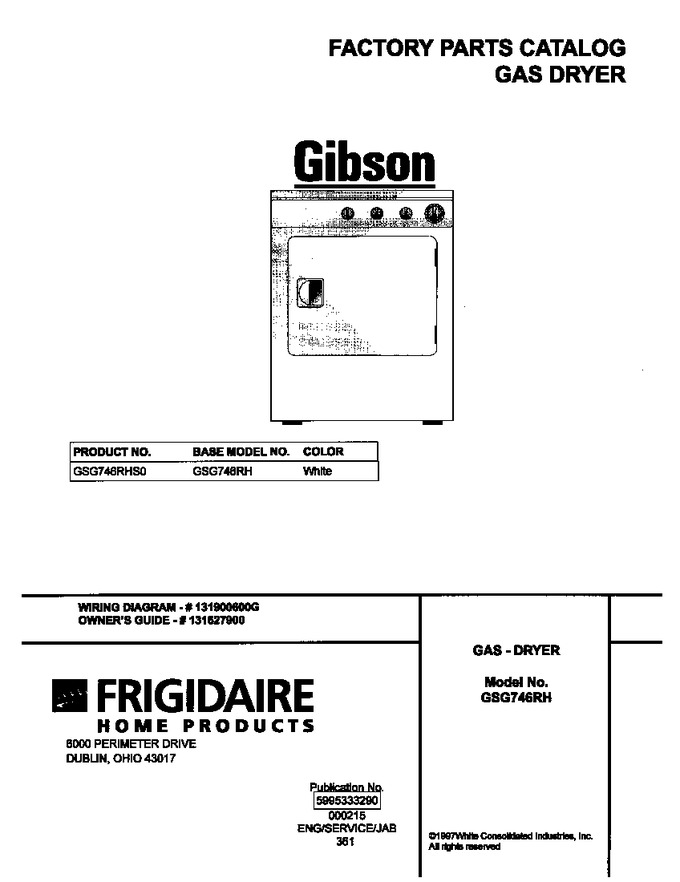 Diagram for GSG746RHS0