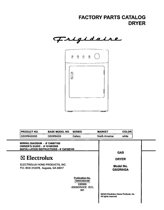 Diagram for GSGR642AS5
