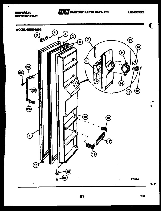Diagram for GSIW36BH2