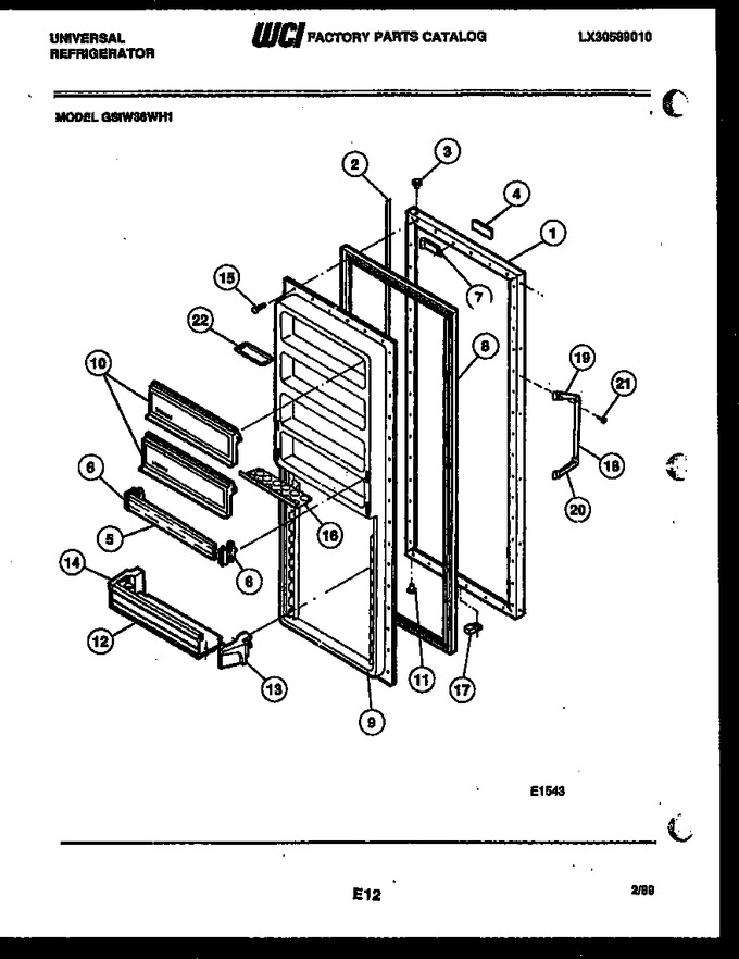 Diagram for GSIW36BH1