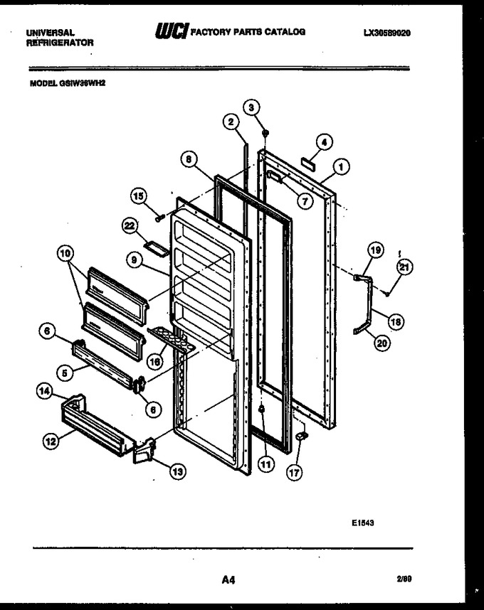 Diagram for GSIW36CH2