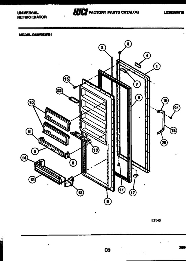 Diagram for GSIW36HH1