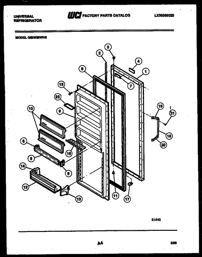 Diagram for GSIW36HH2
