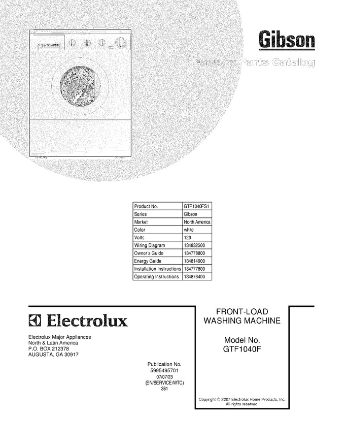 Diagram for GTF1040FS1