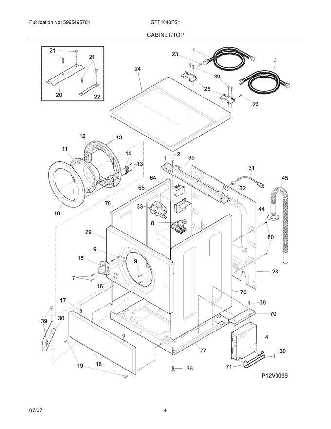 Diagram for GTF1040FS1