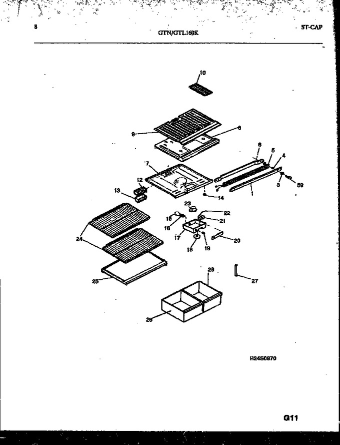Diagram for GTN160BK0