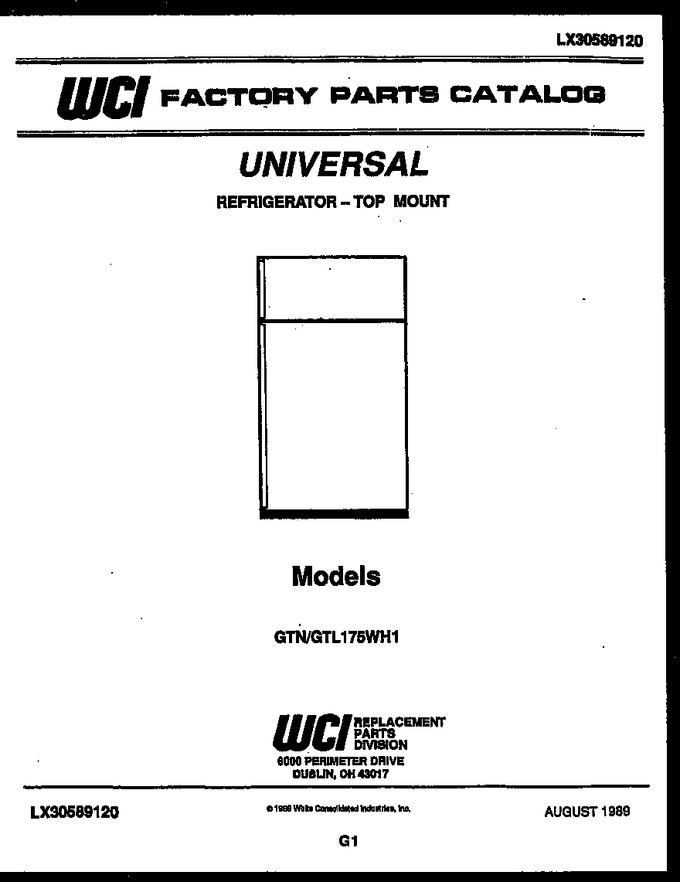 Diagram for GTL175CH1