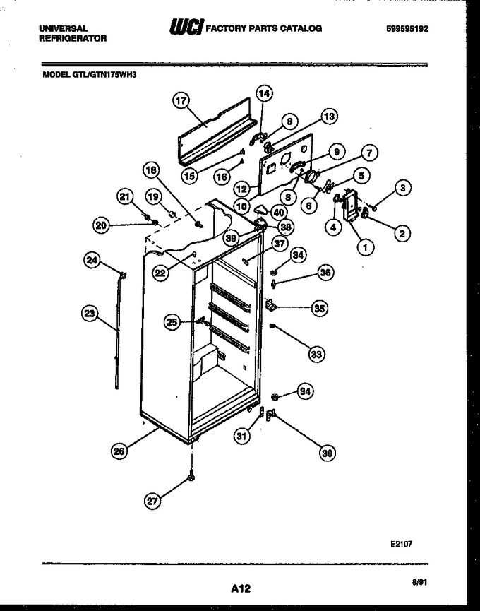 Diagram for GTL175WH3