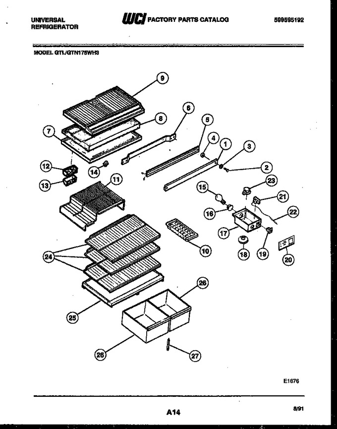 Diagram for GTL175WHL3